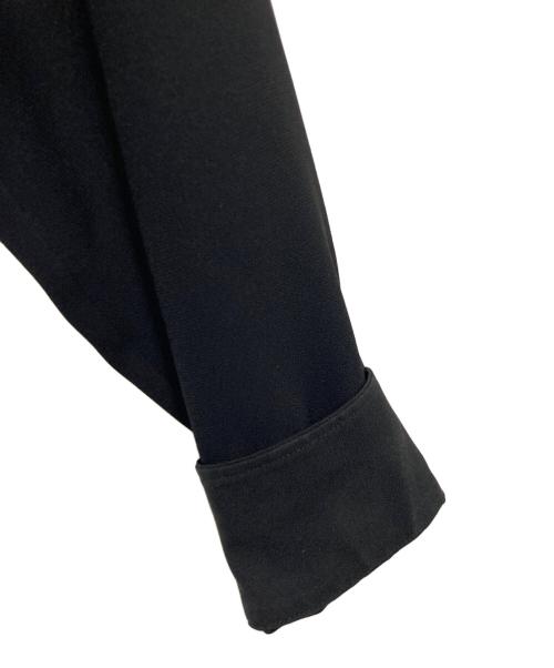 Maison Margiela（メゾンマルジェラ）Maison Margiela (メゾンマルジェラ) ストラップ付きボタンシャツ ブラック サイズ:38の古着・服飾アイテム