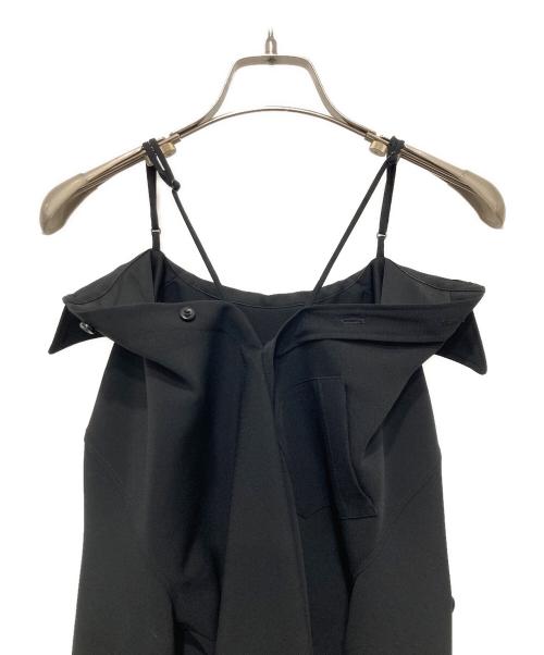 Maison Margiela（メゾンマルジェラ）Maison Margiela (メゾンマルジェラ) ストラップ付きボタンシャツ ブラック サイズ:38の古着・服飾アイテム