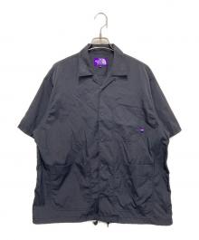 THE NORTHFACE PURPLELABEL（ザ・ノースフェイス パープルレーベル）の古着「Nylon Taffeta Field S/S Shirt」｜グレー