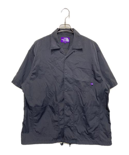 THE NORTHFACE PURPLELABEL（ザ・ノースフェイス パープルレーベル）THE NORTHFACE PURPLELABEL (ザ・ノースフェイス パープルレーベル) Nylon Taffeta Field S/S Shirt グレー サイズ:Ｍの古着・服飾アイテム