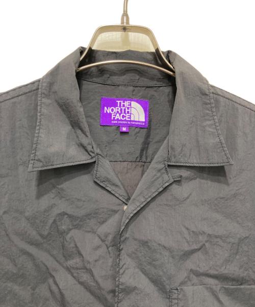 THE NORTHFACE PURPLELABEL（ザ・ノースフェイス パープルレーベル）THE NORTHFACE PURPLELABEL (ザ・ノースフェイス パープルレーベル) Nylon Taffeta Field S/S Shirt グレー サイズ:Ｍの古着・服飾アイテム