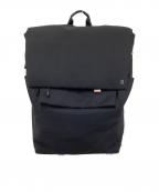 milestoミレスト）の古着「Hutte Wフラップバックパック」｜ブラック