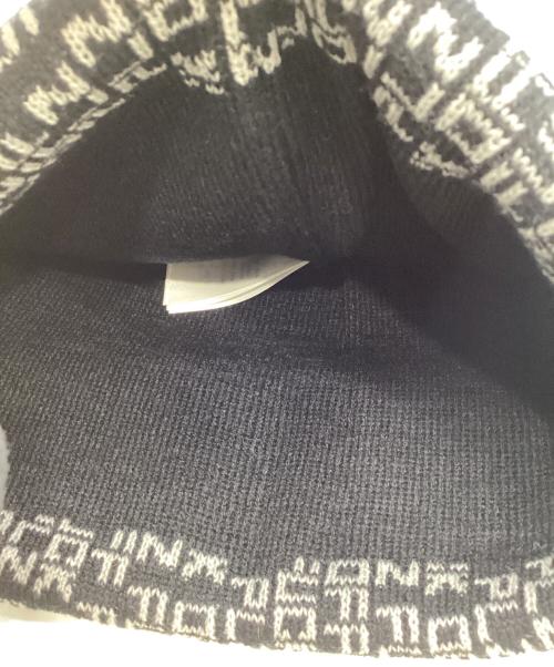 SUPREME（シュプリーム）Supreme (シュプリーム) Fuck Off Beanie ブラック×グレーの古着・服飾アイテム