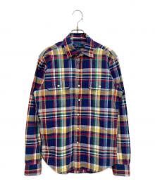 POLO RALPH LAUREN（ポロ・ラルフローレン）の古着「フラップポケットチェックシャツ」｜マルチカラー