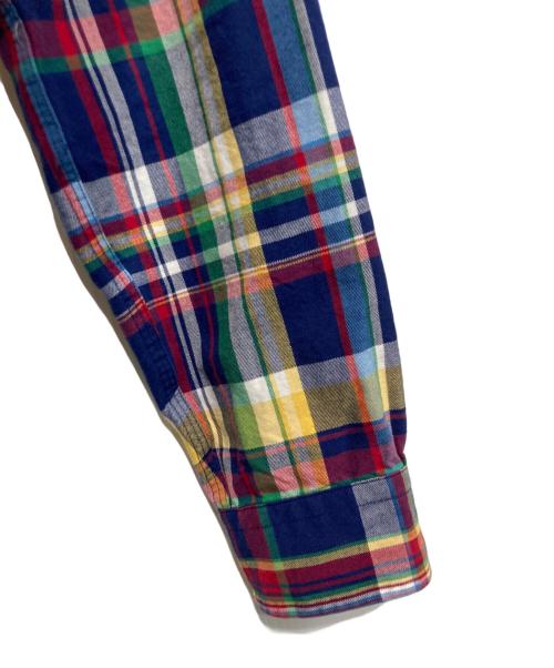 POLO RALPH LAUREN（ポロ・ラルフローレン）POLO RALPH LAUREN (ポロ・ラルフローレン) フラップポケットチェックシャツ マルチカラー サイズ:Ｓの古着・服飾アイテム