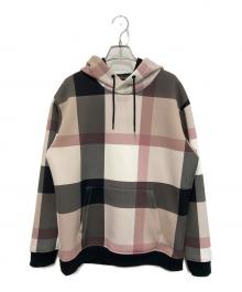 BLACK LABEL CRESTBRIDGE（ブラックレーベル クレストブリッジ）の古着「チェック柄パーカー」｜ベージュ