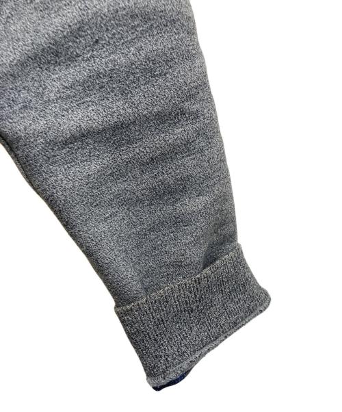 BLACK LABEL CRESTBRIDGE（ブラックレーベル クレストブリッジ）BLACK LABEL CRESTBRIDGE (ブラックレーベル クレストブリッジ) 裏チェックジップパーカー グレー サイズ:Ｍの古着・服飾アイテム