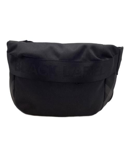 BLACK LABEL CRESTBRIDGE（ブラックレーベル クレストブリッジ）BLACK LABEL CRESTBRIDGE (ブラックレーベル クレストブリッジ) ウエストバッグ ブラックの古着・服飾アイテム