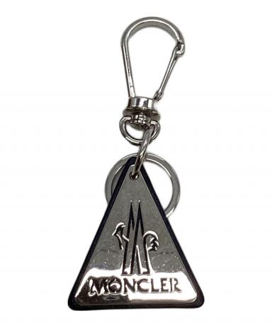 未使用品 MONCLER トライアングル ロゴ キーホルダー チャーム 中古・古着通販】MONCLER (モンクレール) トライアングルキーリング