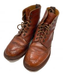 Tricker's（トリッカーズ）の古着「ウィングチップカントリーブーツ」｜ブラウン