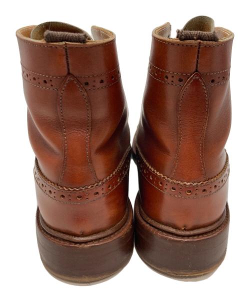 Tricker's（トリッカーズ）Tricker's (トリッカーズ) ウィングチップカントリーブーツ ブラウン サイズ:4 1/2の古着・服飾アイテム