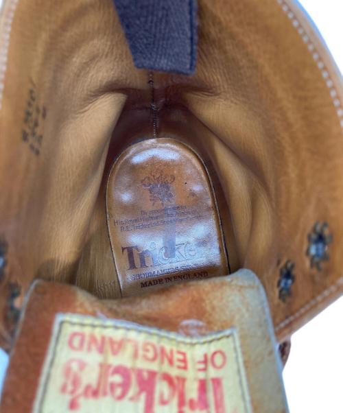 Tricker's（トリッカーズ）Tricker's (トリッカーズ) ウィングチップカントリーブーツ ブラウン サイズ:4 1/2の古着・服飾アイテム