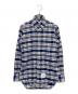 Thom Browne（トムブラウン）の古着「ボタンダウンチェックシャツ」｜ブルー×ホワイト