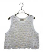 UNITED ARROWSユナイテッドアローズ）の古着「チュール メッシュ ベスト」｜ホワイト
