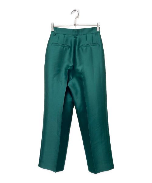 martinique（マルティニーク）martinique (マルティニーク) タックパンツ グリーン サイズ:1の古着・服飾アイテム