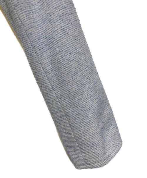 Aquascutum（アクアスキュータム）Aquascutum (アクアスキュータム) ノーカラージャケット スカイブルー サイズ:8の古着・服飾アイテム