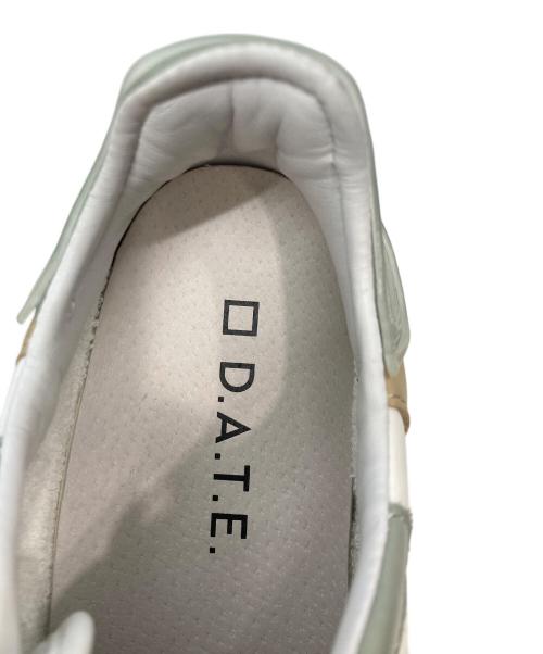 D.A.T.E.（デイト）D.A.T.E. (デイト) LAMPO ローカットスニーカー ホワイト サイズ:23.5㎝の古着・服飾アイテム