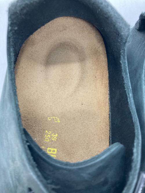 BIRKENSTOCK（ビルケンシュトック）BIRKENSTOCK (ビルケンシュトック) モンタナ オイルドレザーシューズ グレー サイズ:25ｃｍの古着・服飾アイテム