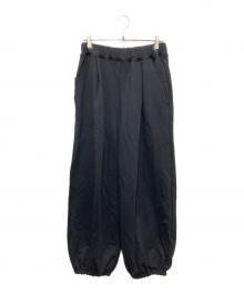 TODAYFUL（トゥデイフル）の古着「タックスウェットパンツ」｜ネイビー