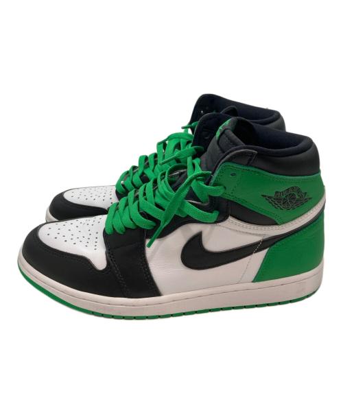 NIKE（ナイキ）NIKE (ナイキ) ハイカットスニーカー ホワイト×グリーン サイズ:US10.5の古着・服飾アイテム