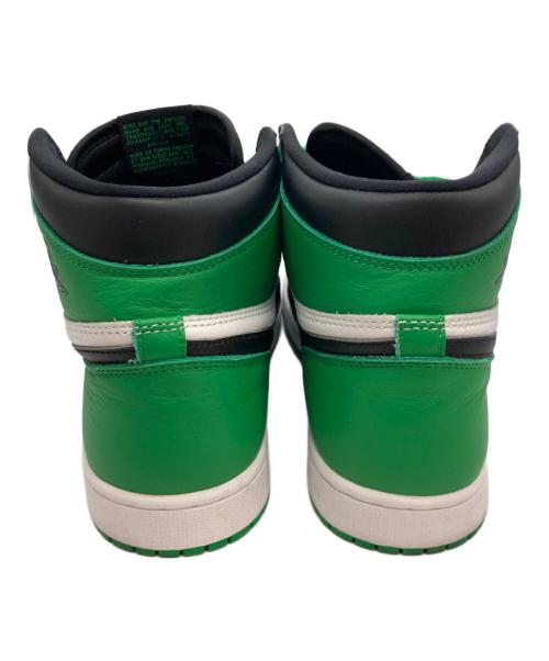 NIKE（ナイキ）NIKE (ナイキ) ハイカットスニーカー ホワイト×グリーン サイズ:US10.5の古着・服飾アイテム