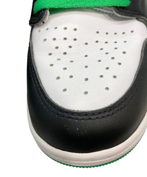 NIKE（ナイキ）NIKE (ナイキ) ハイカットスニーカー ホワイト×グリーン サイズ:US10.5の古着・服飾アイテム