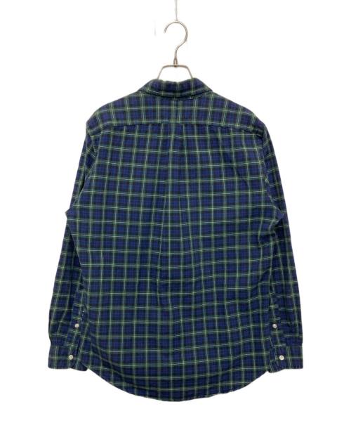 POLO RALPH LAUREN（ポロ・ラルフローレン）POLO RALPH LAUREN (ポロ・ラルフローレン) チェックBDシャツ ブルー×グリーン サイズ:Ｍの古着・服飾アイテム