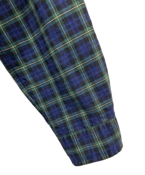 POLO RALPH LAUREN（ポロ・ラルフローレン）POLO RALPH LAUREN (ポロ・ラルフローレン) チェックBDシャツ ブルー×グリーン サイズ:Ｍの古着・服飾アイテム