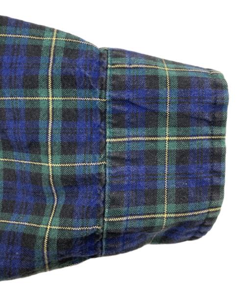 POLO RALPH LAUREN（ポロ・ラルフローレン）POLO RALPH LAUREN (ポロ・ラルフローレン) チェックBDシャツ ブルー×グリーン サイズ:Ｍの古着・服飾アイテム