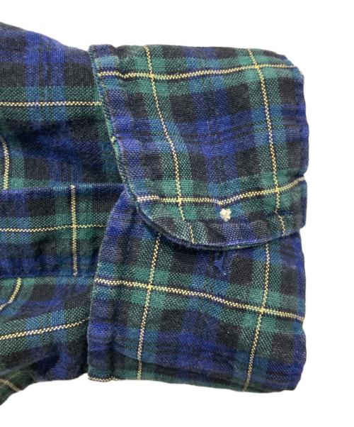 POLO RALPH LAUREN（ポロ・ラルフローレン）POLO RALPH LAUREN (ポロ・ラルフローレン) チェックBDシャツ ブルー×グリーン サイズ:Ｍの古着・服飾アイテム