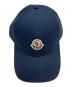 MONCLER (モンクレール) ベースボールキャップ ネイビー サイズ:UNI：25000円