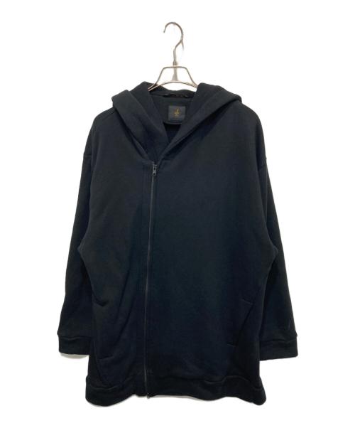 ato（アトウ）ato (アトウ) ジップパーカー ブラック サイズ:46の古着・服飾アイテム