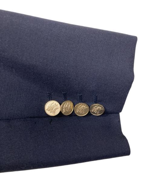 Burberry's（バーバリー）Burberry's (バーバリー) 金釦ダブルブレザー ネイビー サイズ:90の古着・服飾アイテム