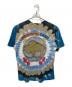 LIQUID BLUE (リキッドブルー) タイダイプリントTシャツ ブルー×ベージュ サイズ:Ⅼ：8000円