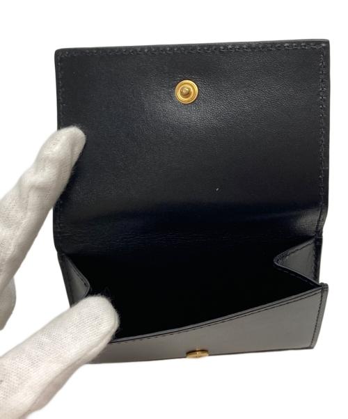 BOTTEGA VENETA（ボッテガベネタ）BOTTEGA VENETA (ボッテガベネタ) 3つ折り財布 ブラックの古着・服飾アイテム