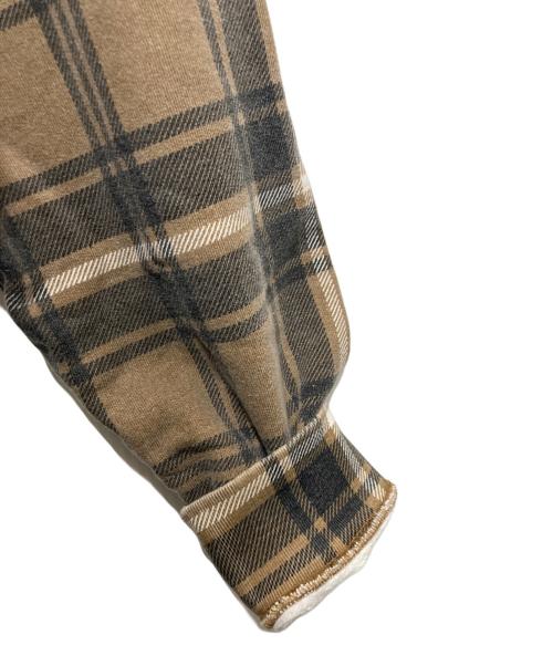 SUPREME（シュプリーム）Supreme (シュプリーム) PLAID CREWNECK ブラウン サイズ:Ｍの古着・服飾アイテム