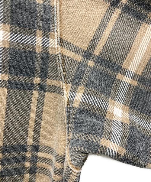 SUPREME（シュプリーム）Supreme (シュプリーム) PLAID CREWNECK ブラウン サイズ:Ｍの古着・服飾アイテム