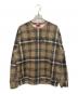 Supreme（シュプリーム）の古着「PLAID CREWNECK」｜ブラウン