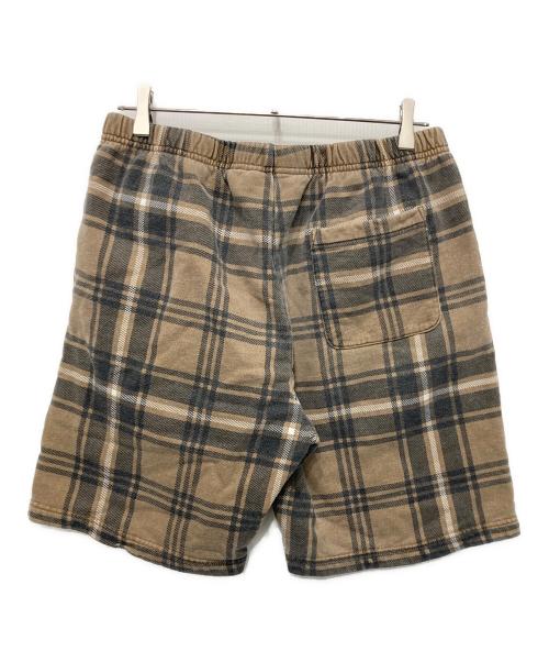 SUPREME（シュプリーム）SUPREME (シュプリーム) Plaid Sweatshort ベージュ サイズ:Ｓの古着・服飾アイテム