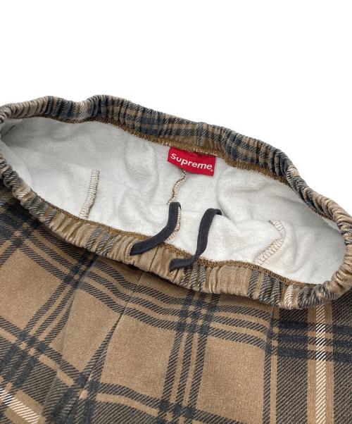 SUPREME（シュプリーム）SUPREME (シュプリーム) Plaid Sweatshort ベージュ サイズ:Ｓの古着・服飾アイテム