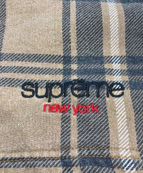 SUPREME（シュプリーム）SUPREME (シュプリーム) Plaid Sweatshort ベージュ サイズ:Ｓの古着・服飾アイテム