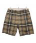SUPREME（シュプリーム）の古着「Plaid Sweatshort」｜ベージュ