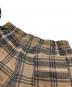 中古・古着 SUPREME (シュプリーム) Plaid Sweatshort ベージュ サイズ:Ｓ：8000円