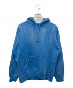 SUPREMEシュプリーム）の古着「Brushed Stroke Hooded Sweatshirt」｜ブルー