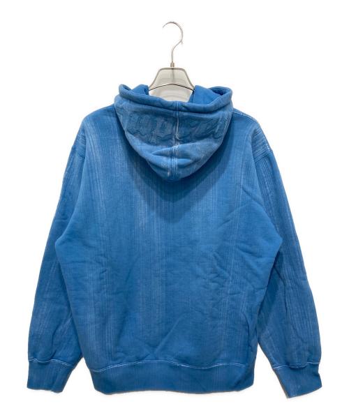 SUPREME（シュプリーム）Supreme (シュプリーム) Brushed Stroke Hooded Sweatshirt ブルー サイズ:Ｍの古着・服飾アイテム