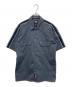Supreme（シュプリーム）の古着「Stripe S/S Work Shirt」｜グレー