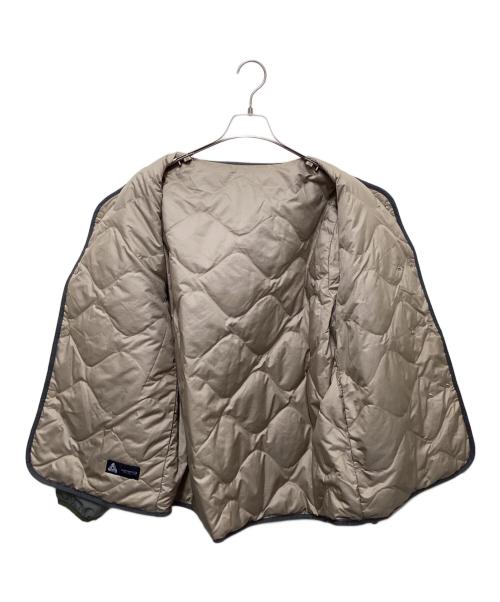 nanamica（ナナミカ）nanamica (ナナミカ) PALACE (パレス) リバーシブルダウンカーディガン オリーブ サイズ:Sの古着・服飾アイテム