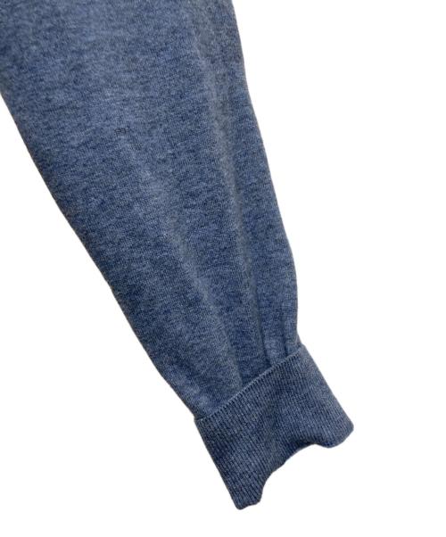 Maison Margiela（メゾンマルジェラ）Maison Margiela (メゾンマルジェラ) エルボーパッチカーディガン ブルー サイズ:Ｍの古着・服飾アイテム