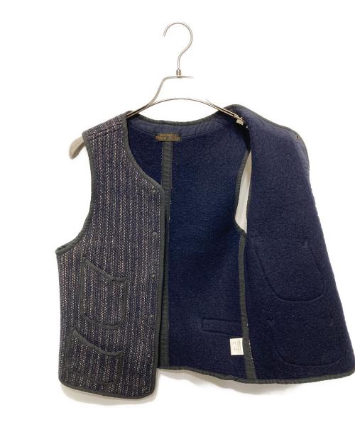BROWN'S BEACH JACKET（ブラウンズビーチジャケット）BROWN'S BEACH JACKET (ブラウンズビーチジャケット) EARLY VEST ネイビー サイズ:36の古着・服飾アイテム