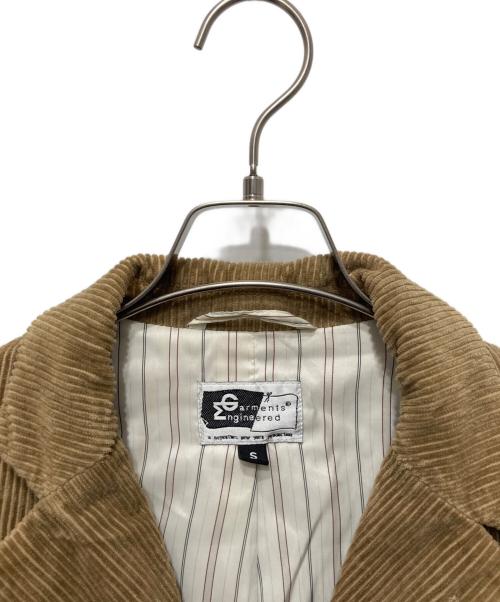 Engineered Garments（エンジニアド ガーメンツ）Engineered Garments (エンジニアド ガーメンツ) コーデュロイジャケット ベージュ サイズ:Sの古着・服飾アイテム